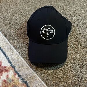The Alchemist Black Baseball Cap with White Logo